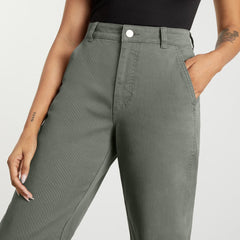 The Utility Barrel Pant | Pewter Green | Tall