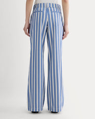 The Wide-Leg Chino | Dutch Blue / Natural