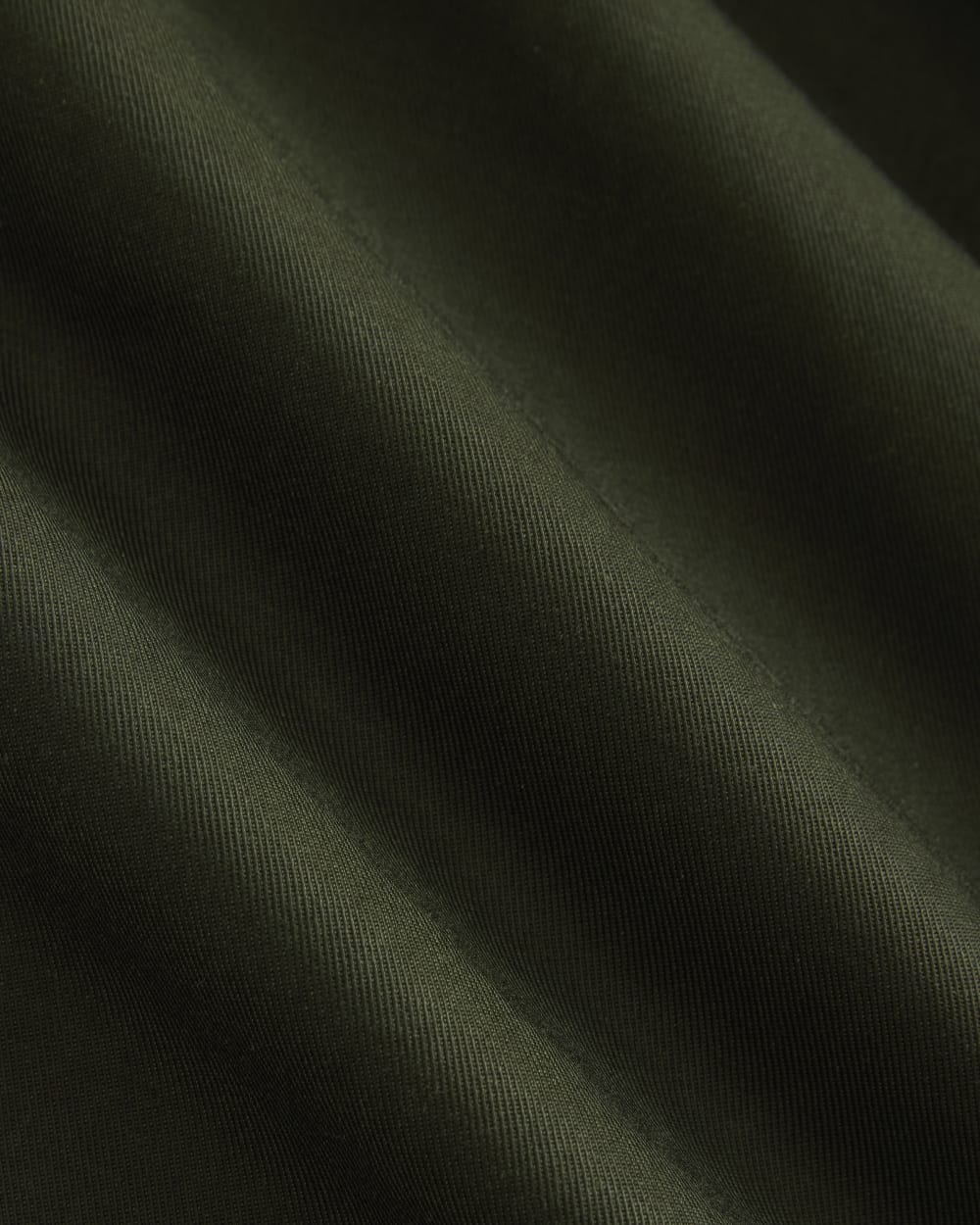 Wide-Leg Trouser in Buttersmooth | Dark Green | 30" Inseam