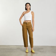 The Utility Barrel Pant | Golden Brown | Regular