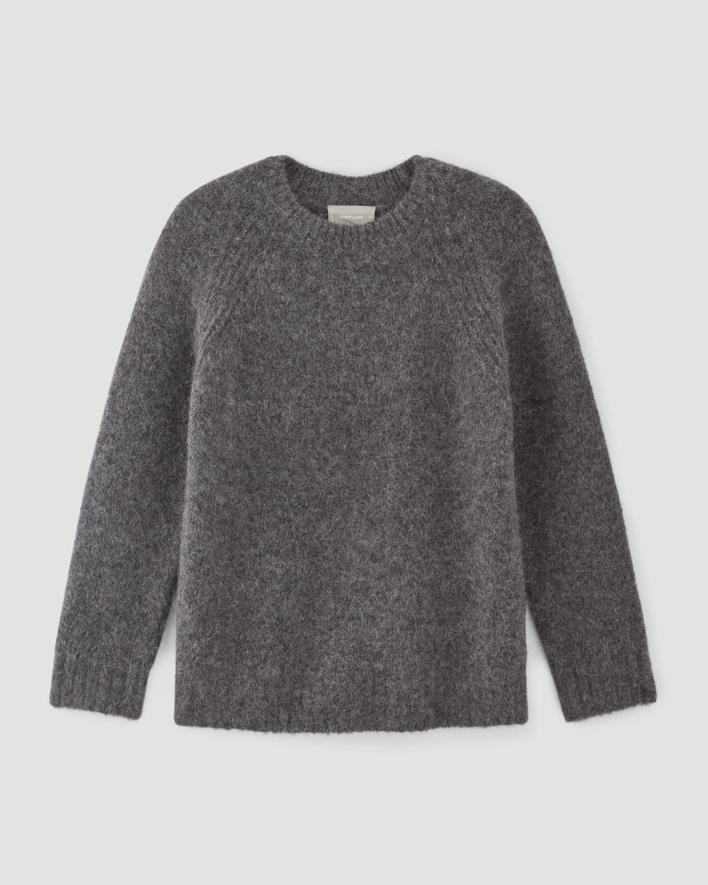 The SuperFuzz Alpaca Crew | Dark Charcoal