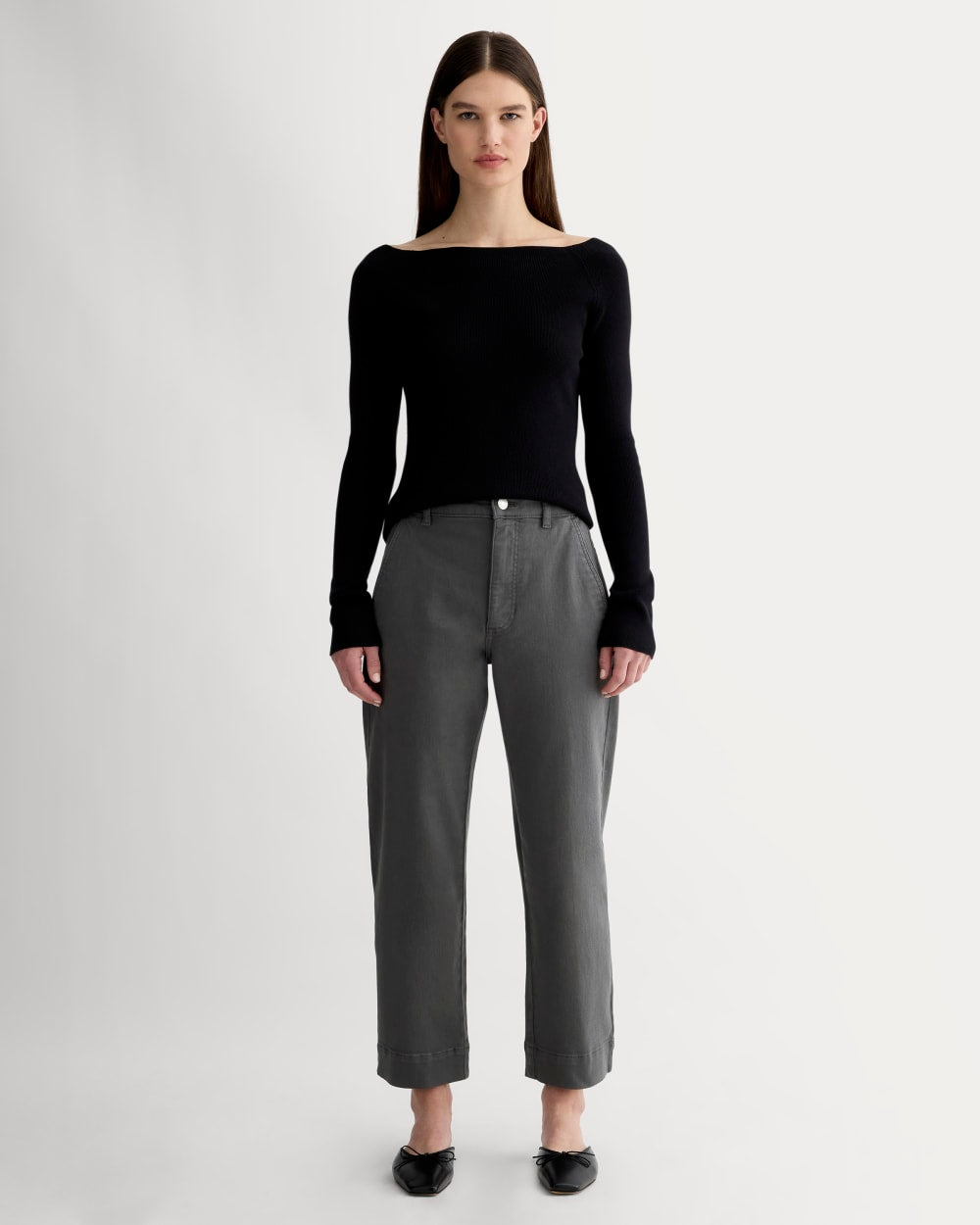 The Utility Straight-Leg Pant | Graphite | 26.5" Inseam
