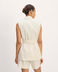 The Sleeveless Blazer in Buttersmooth | Canvas