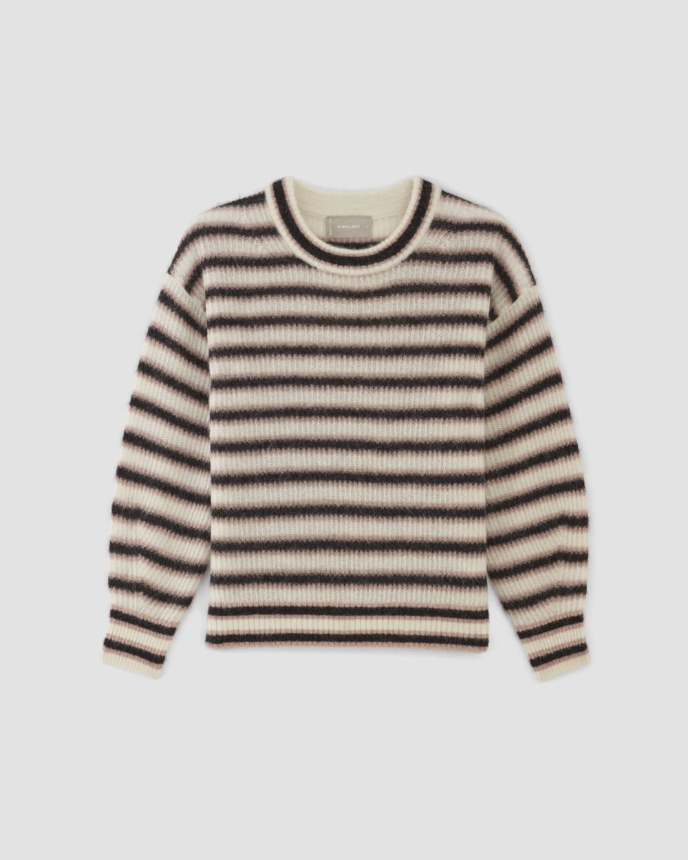 The Cocoon Crew in Alpaca | Heathered Black / Cafe Creme / Bone