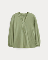 The Air V-Neck Henley | Sagebrush
