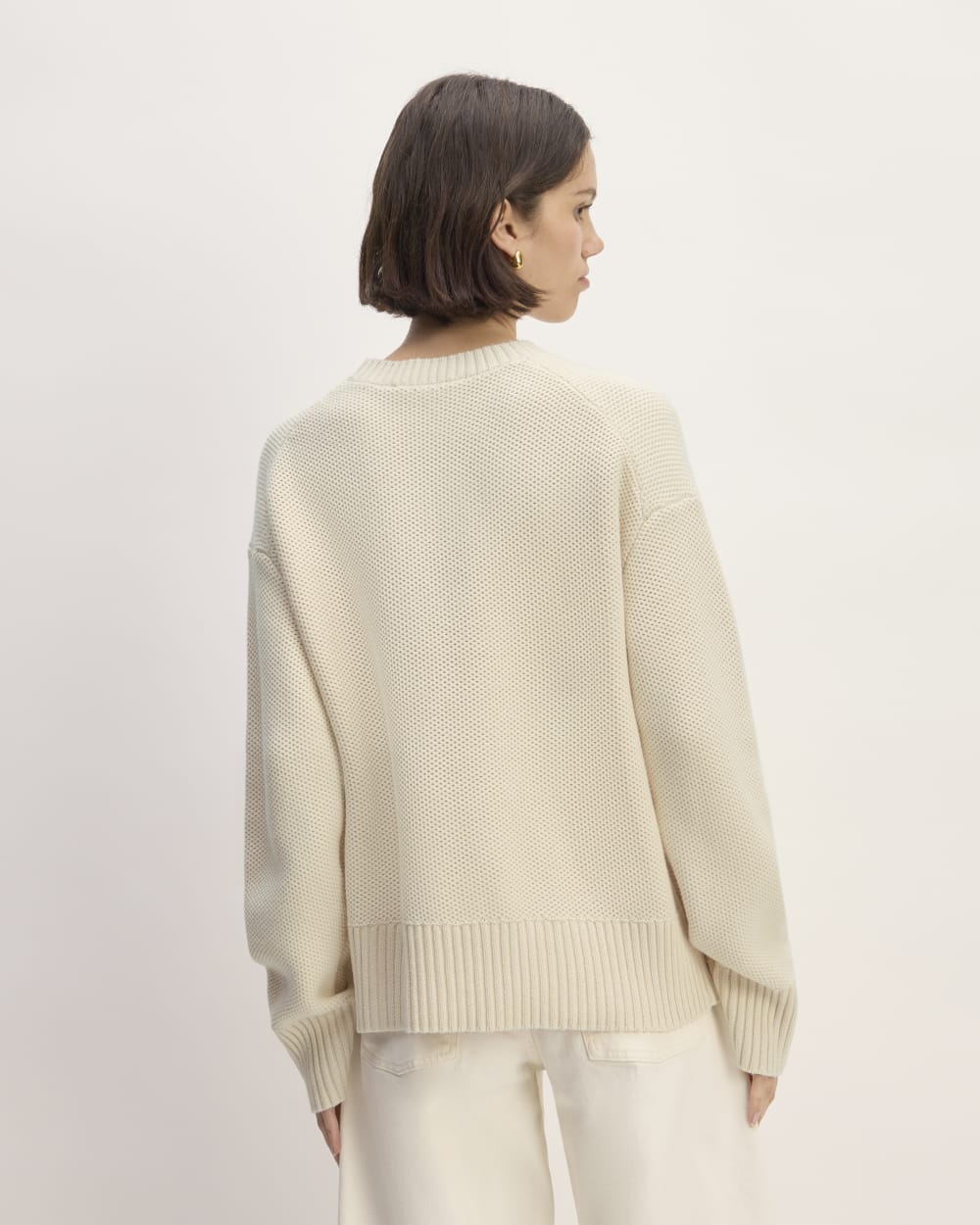 The Cotton Honeycomb Square Crew | Canvas