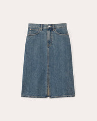 The Mid-Way Skirt | Mid Blue