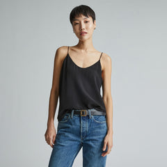 The Washable Clean Silk Cami | Black
