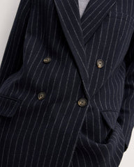 The ReWool® Double-Breasted Blazer | Navy / Bone
