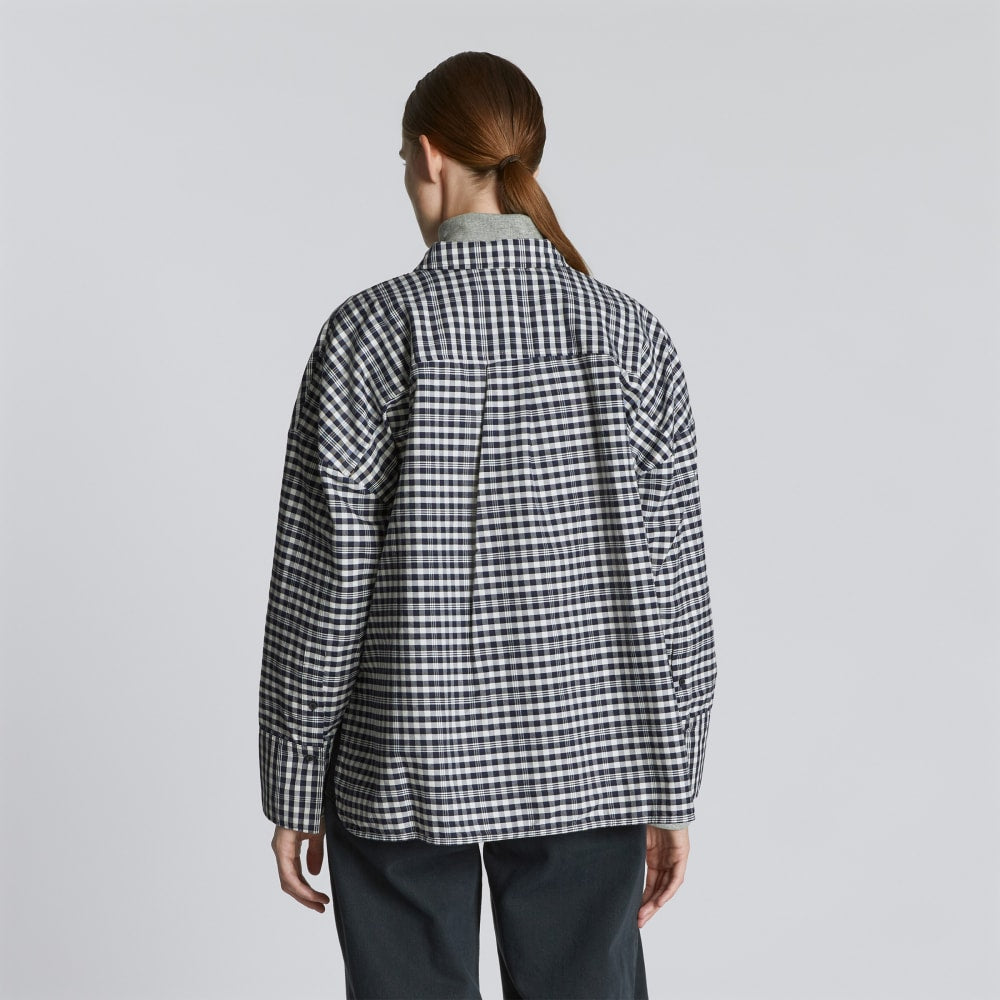 The Boxy Oxford | Ocean Cavern Plaid