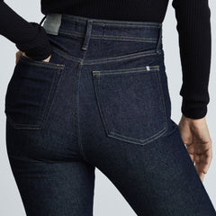 The Way-High® Clean Front Skinny Jean  | Dark Indigo | 26.5" Inseam