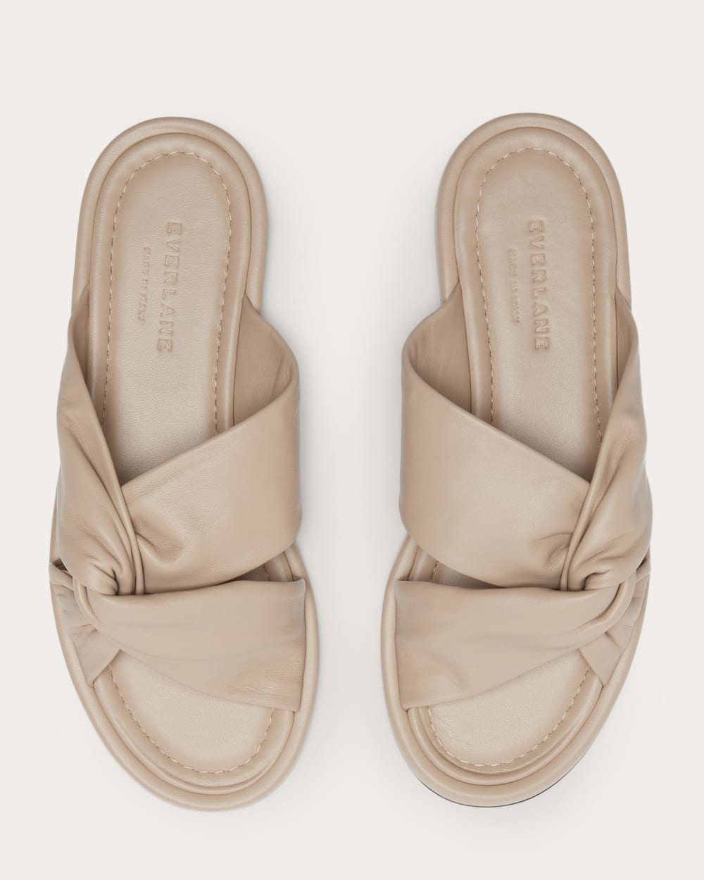 The Day Twist Sandal | Warm Khaki