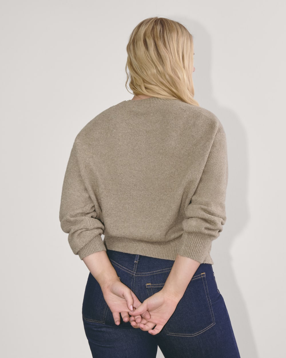 The Cocoon Crew in Plush Cotton | Heather Taupe