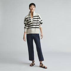 The Organic Straight-Leg Pant |  Navy