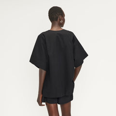 The Poplin Tunic | Black