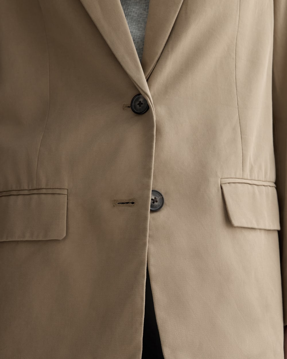 The Oversized Blazer in Buttersmooth | Ash Brown