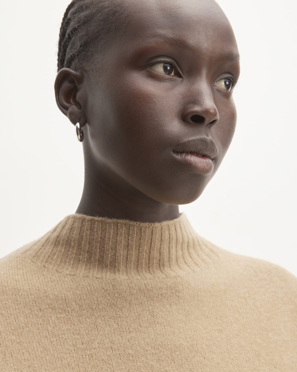 The Good Merino Wool Mockneck Sweater | Light Camel