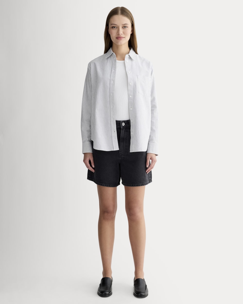 The Must-Have Oxford Shirt | Black / White