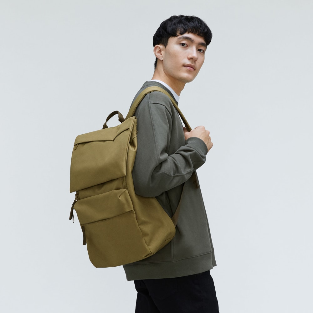 The ReNew Transit Backpack | Nutria / Beech