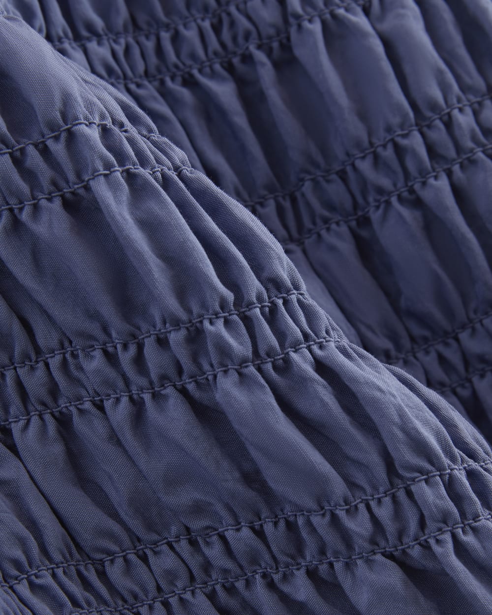 The Smocked Column Dress | Blue Dusk