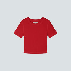 The '90s Rib Tee | Ruby